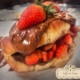 Croissant Nutella e morango
