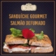 Gourmet salmão defumad