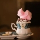 Café latte au chantilly