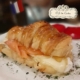 Croissant brie,mel e salmão defumado-